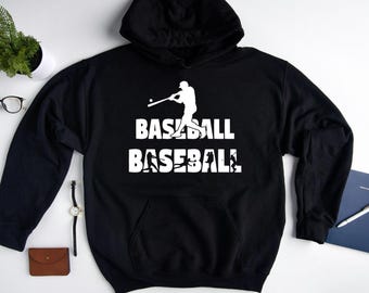 Baseball Graphic Hoodie, Game Day Sweatshirt, Baseball Lover Gift