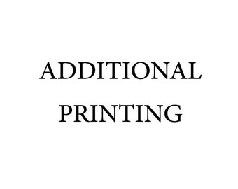 Additional Printing