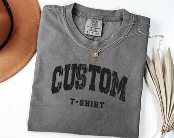 Minimalist Comfort Colors Shirt, Soft Washed Cotton (Unisex S-4XL), Garment Dyed