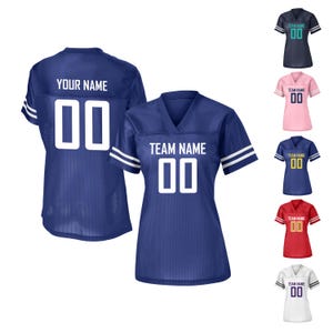 Personalized Football Jersey, Customized Football JERSEY, Team Adult Women Jersey, Make Your Own Name and Number Jersey, team fan jersey