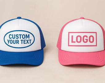 Custom Logo Trucker Hat: Foam Front, Mesh Back for Events