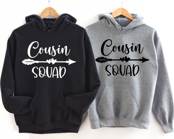 Sudadera con capucha del escuadron de primos Sudadera con capucha de primo a juego Sudadera del