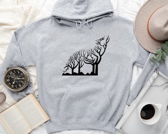 wolf hoodie