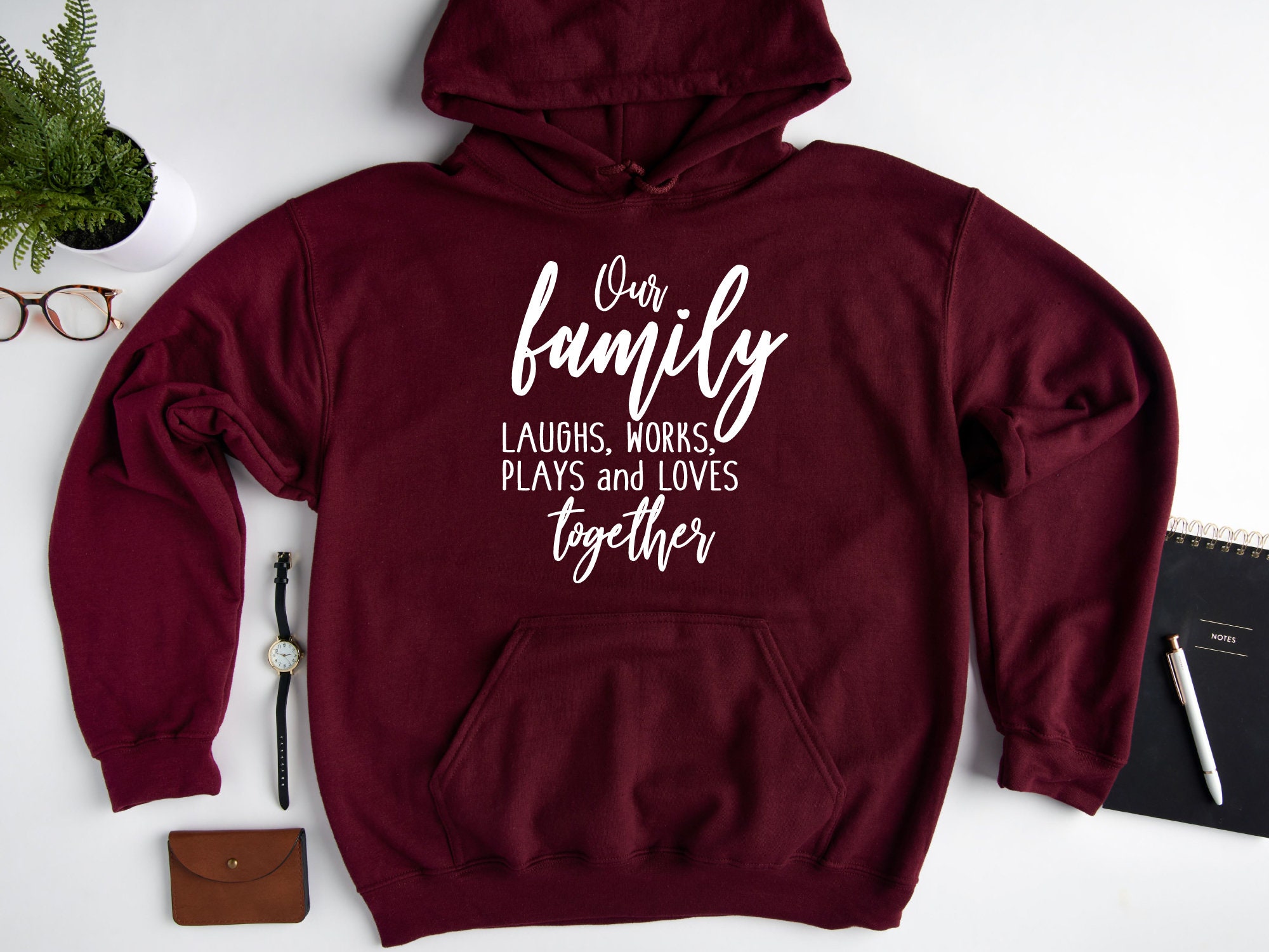 Our Family Sweatshirt, Family Hoodie, Family Gift, Thankful Hoodie,  Thanksgiving Hoodie, Family Dinner Hoodie, Peaceful Sweatshirt - Etsy
