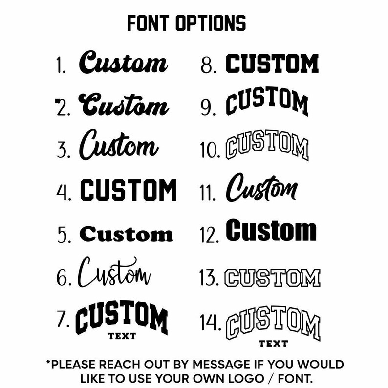 Font options