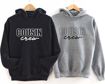 Cousin Crew Matching Hoodie, Family Reunion Sweatshirt