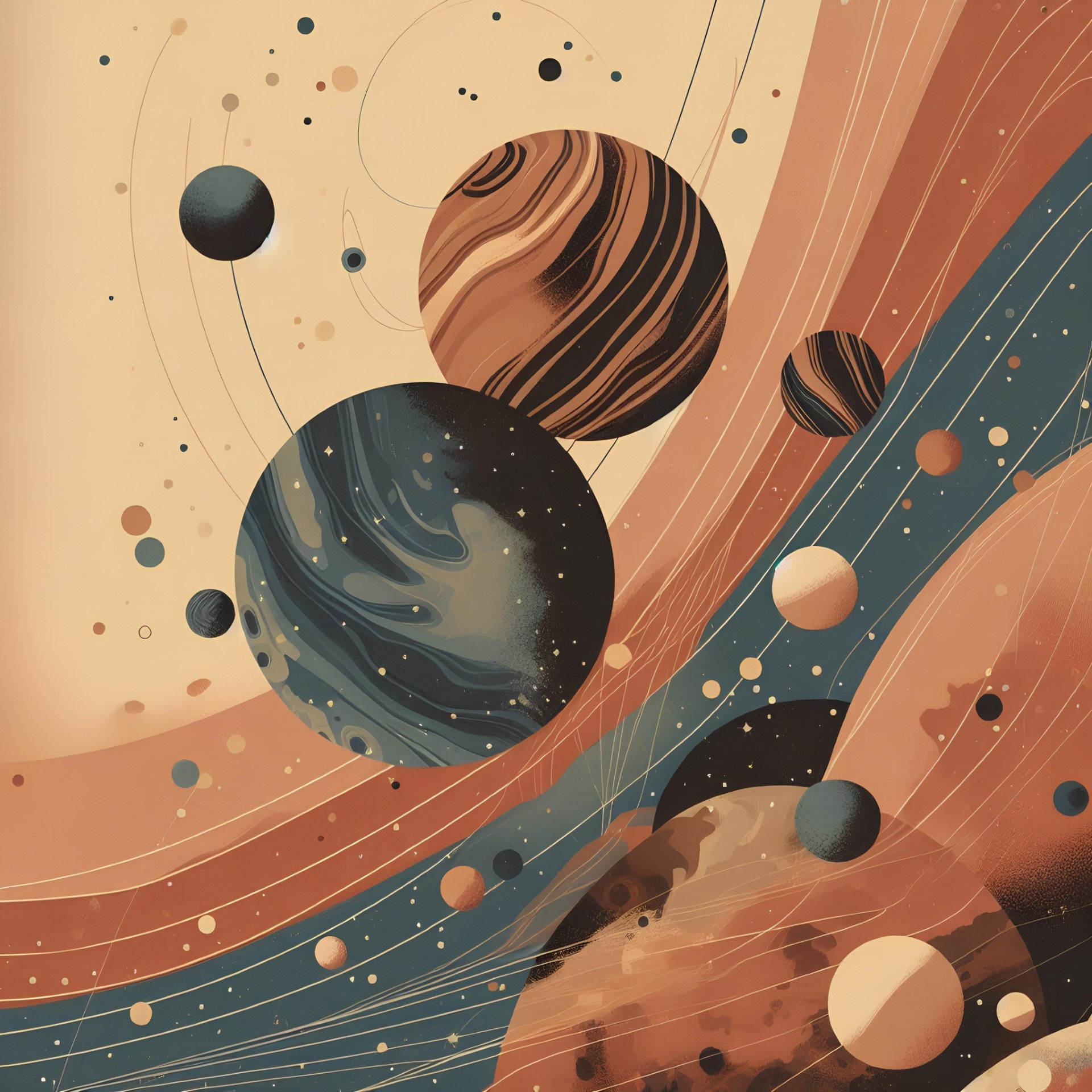 Cosmic Kiss - Printable Wall Art - Cosmic Collection - Etsy