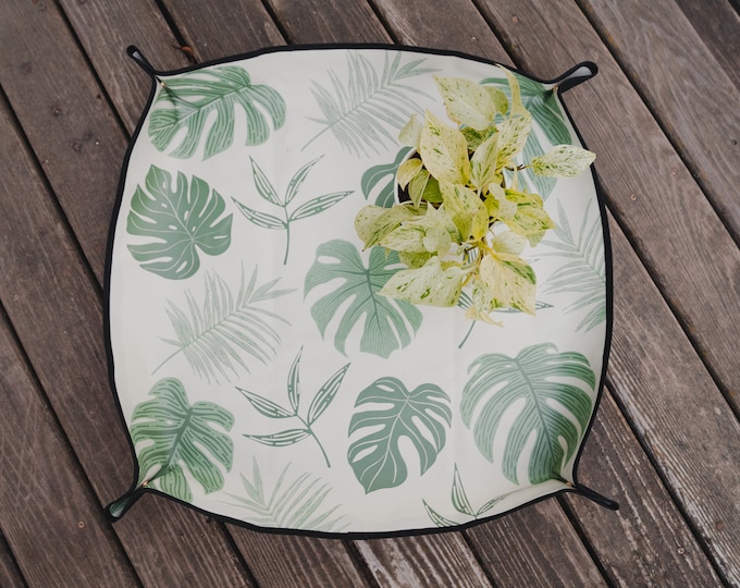 Monstera leaf potting mat (imperfect) - ON SALE