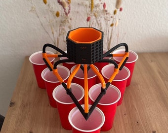 Bier Pong Krake Trichter / Beerpong / Party / Geschenk / 3D gedruckt / Bierpong Trinkspiel