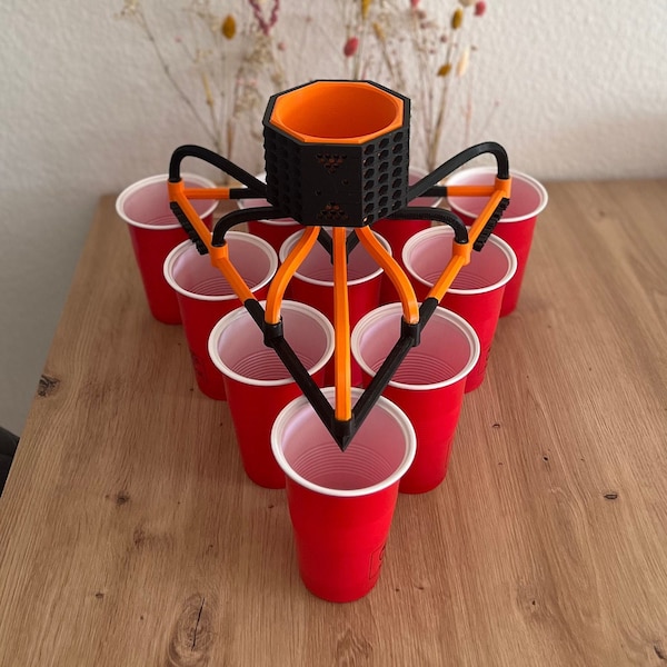 Bier Pong Krake Trichter / Beerpong / Party / Geschenk / 3D gedruckt / Bierpong Trinkspiel