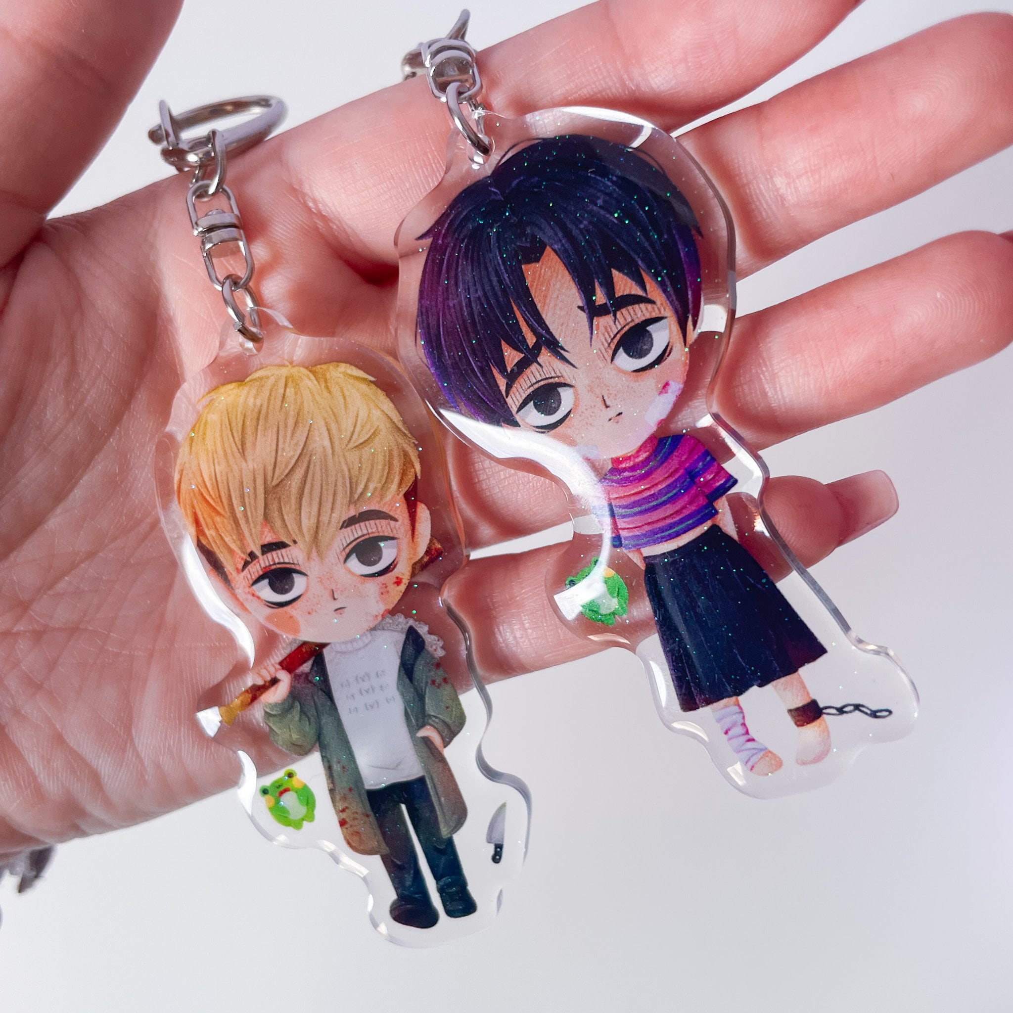 Korean Comic Killing Stalking Peripheral Picture Album Set Small Card  Poster Stand Keychain Acrylic Toy Gift - AliExpress
