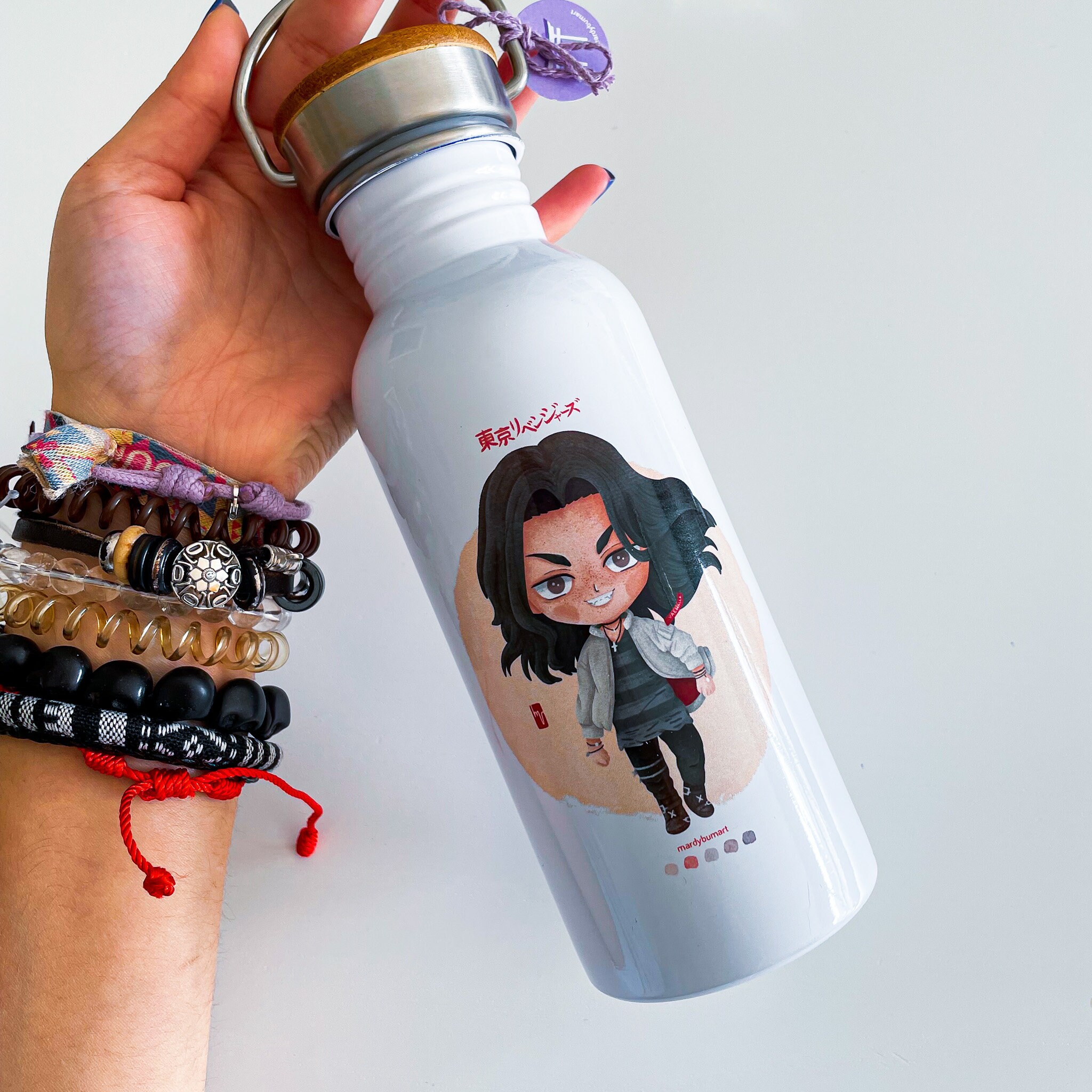 Water Bottle Tokyo Revengers Mikey Draken Takemichi Baji Etsy UK