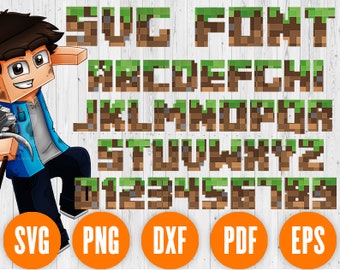 pixel letters etsy