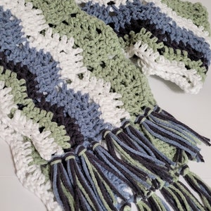Waves of Winter Scarf