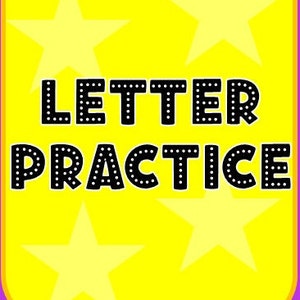 Letter Practice Flashcards