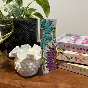 Watercolor Wildflower Bookmark