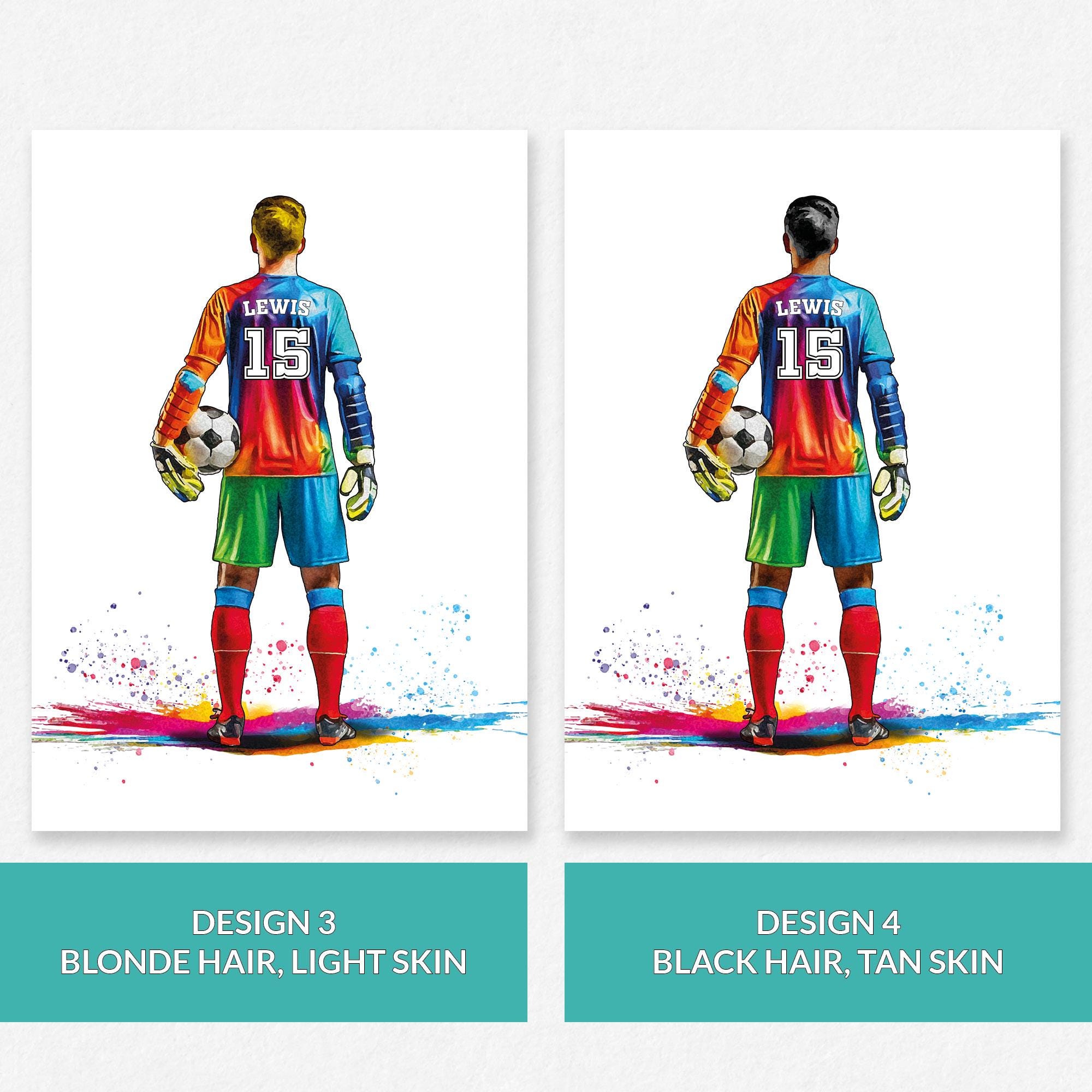 Personalised Goalkeeper Gift | Football Gifts for Boys | Goalie Gift | Goalkeeper Gift | Soccer Gift | Football Birthday Gift