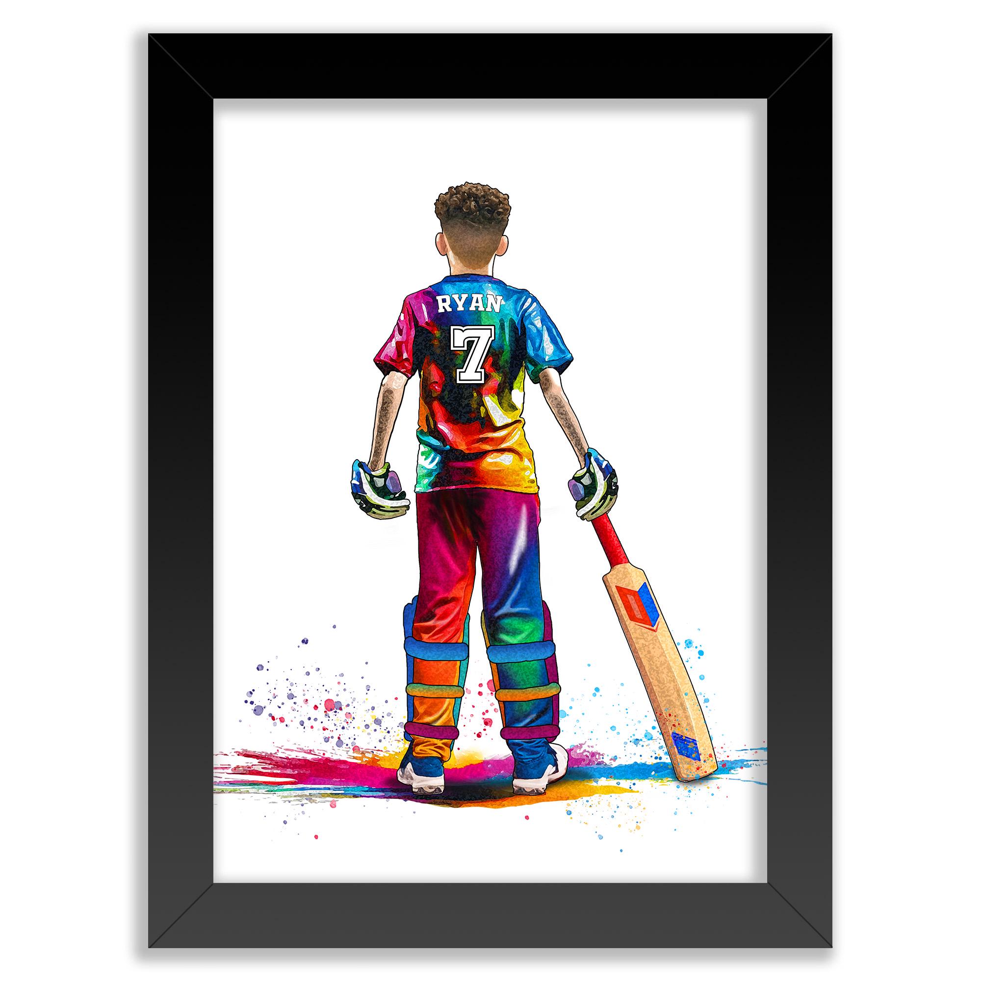 Cricket Bowler Wall Art Singapore