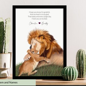 PERSONALISED Motorbike Biker Bike Print Fathers Day Gift For Dad Daddy Grandad E - Foto 2