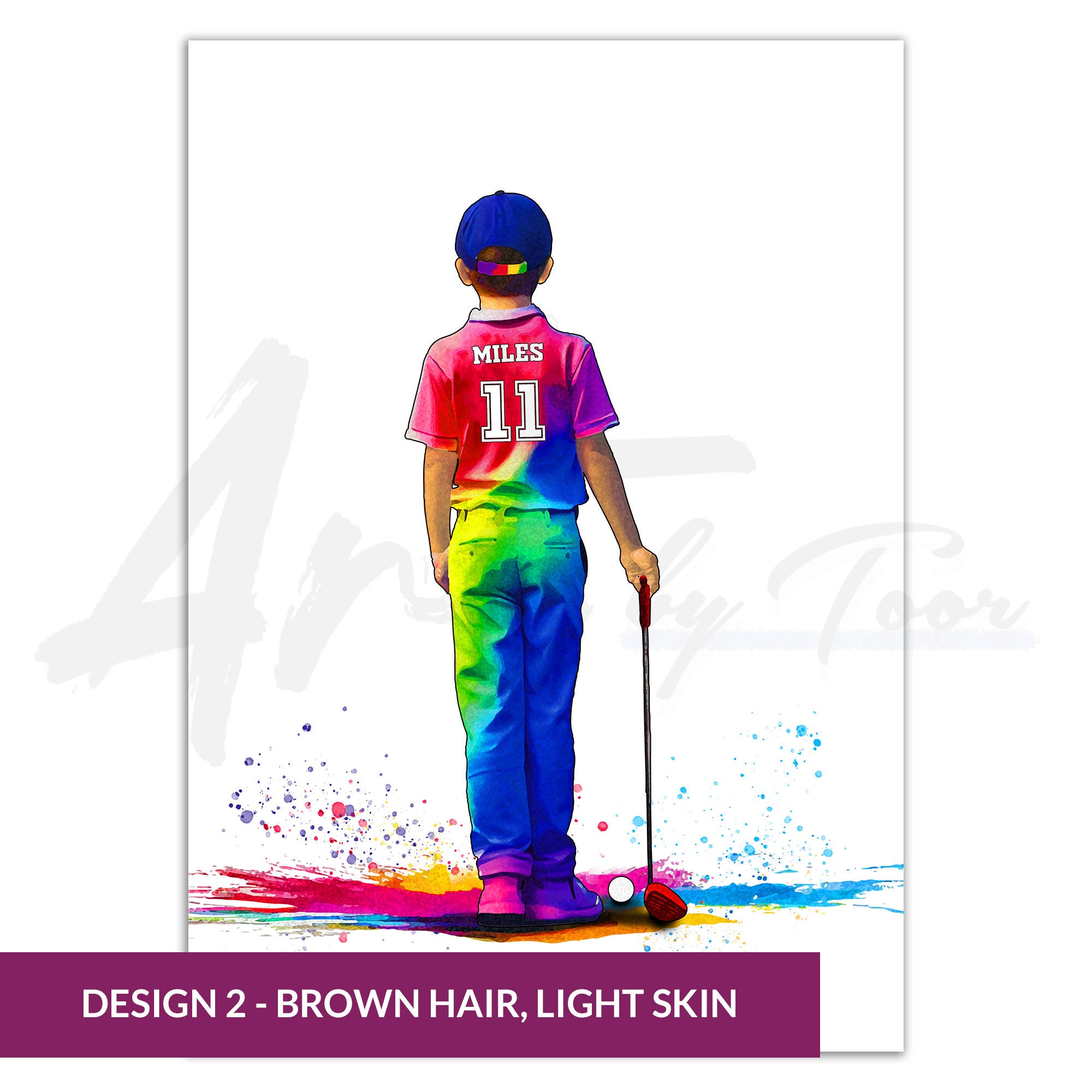 Personalised Golf Gifts | Golf Gifts for Boys | Golf Poster | Golf Gift | Golfing Gifts | Birthday Gift | Golf Lovers