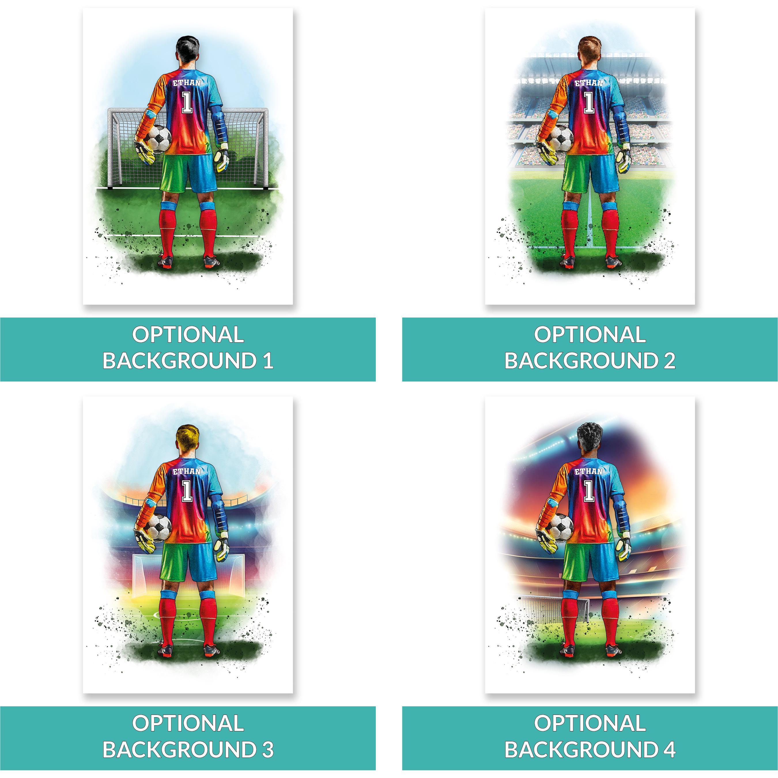 Personalised Goalkeeper Gift | Football Gifts for Boys | Goalie Gift | Goalkeeper Gift | Soccer Gift | Football Birthday Gift
