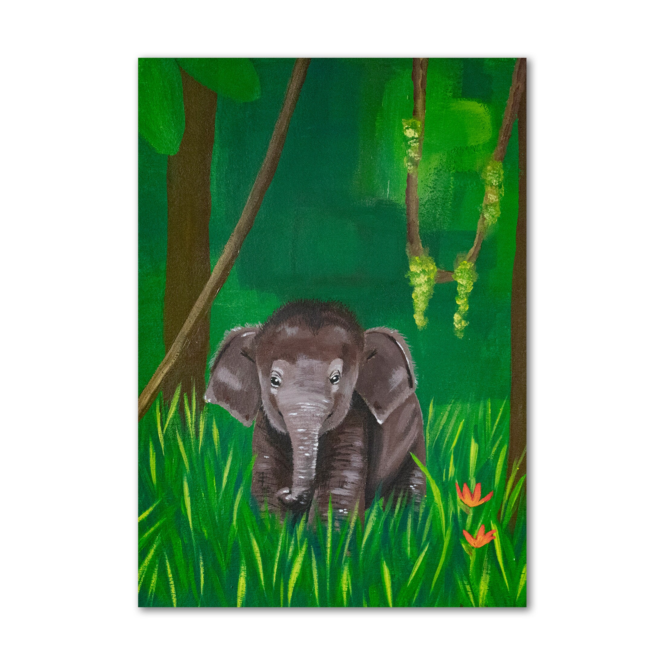 Personalised Initial Name Jungle Nursery Prints Set of 3 Etsy