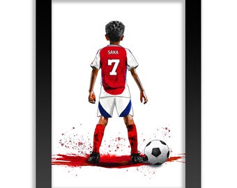 Personalised Arsenal Football Gifts | Football Gifts for Boys | Arsenal Poster | Arsenal Football Wall Art | Arsenal Fan | Birthday Gift