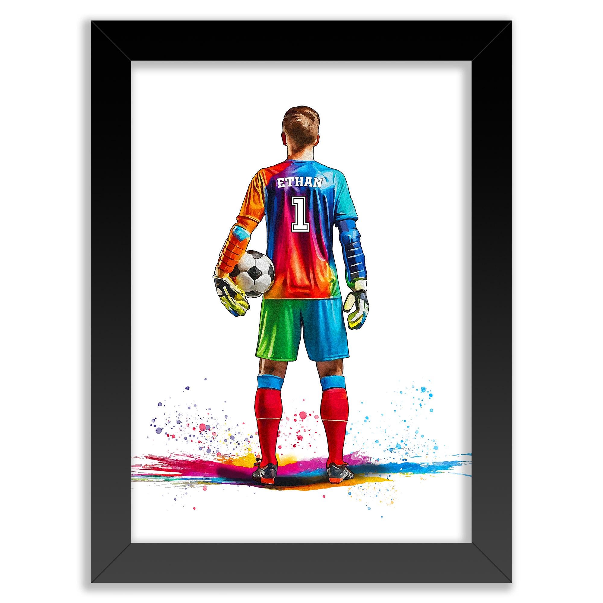 Personalised Goalkeeper Gift | Football Gifts for Boys | Goalie Gift | Goalkeeper Gift | Soccer Gift | Football Birthday Gift