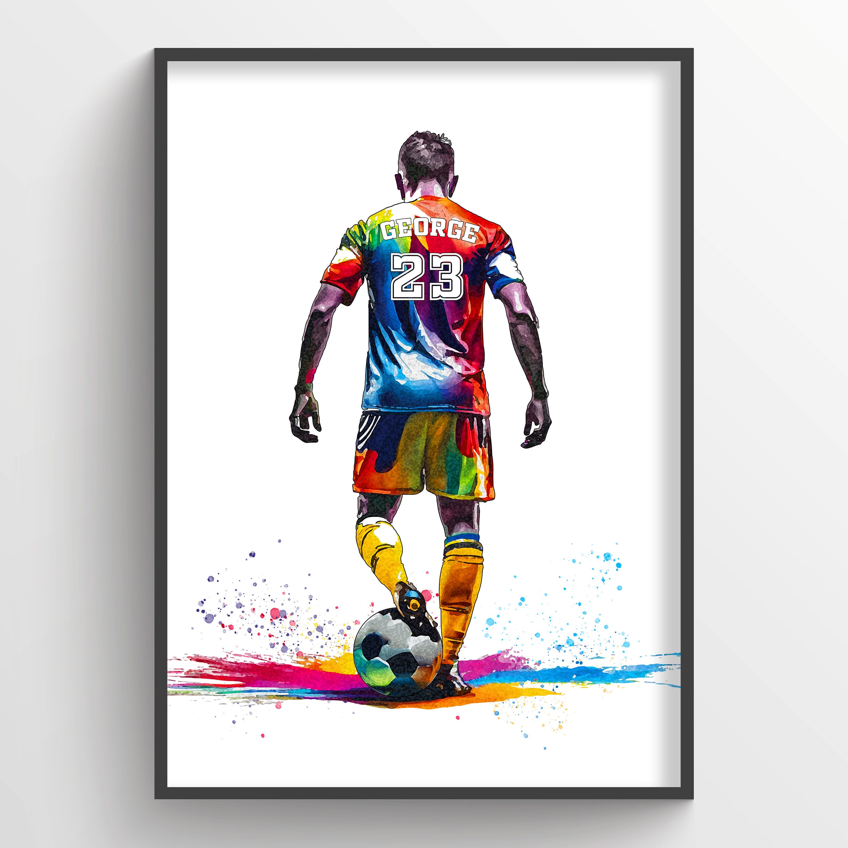 Kylian Mbappé footballer Decal Removable Vinyl Mural Poster For Kids Room  Living Room Home Decor Wall Decal Home Decor - AliExpress