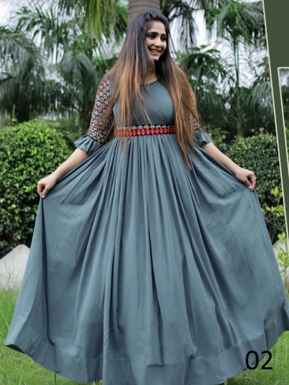 Explore more than 169 long gown for girls