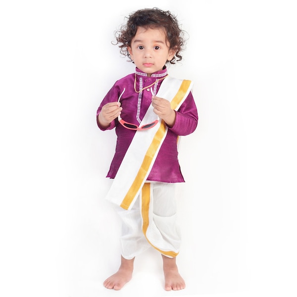 Buy Onam Dress for Baby Boy Online In India Etsy India