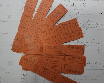 Bilhetes de trem vintage cor ferrugem - 30 itens vintage para diários de sucata