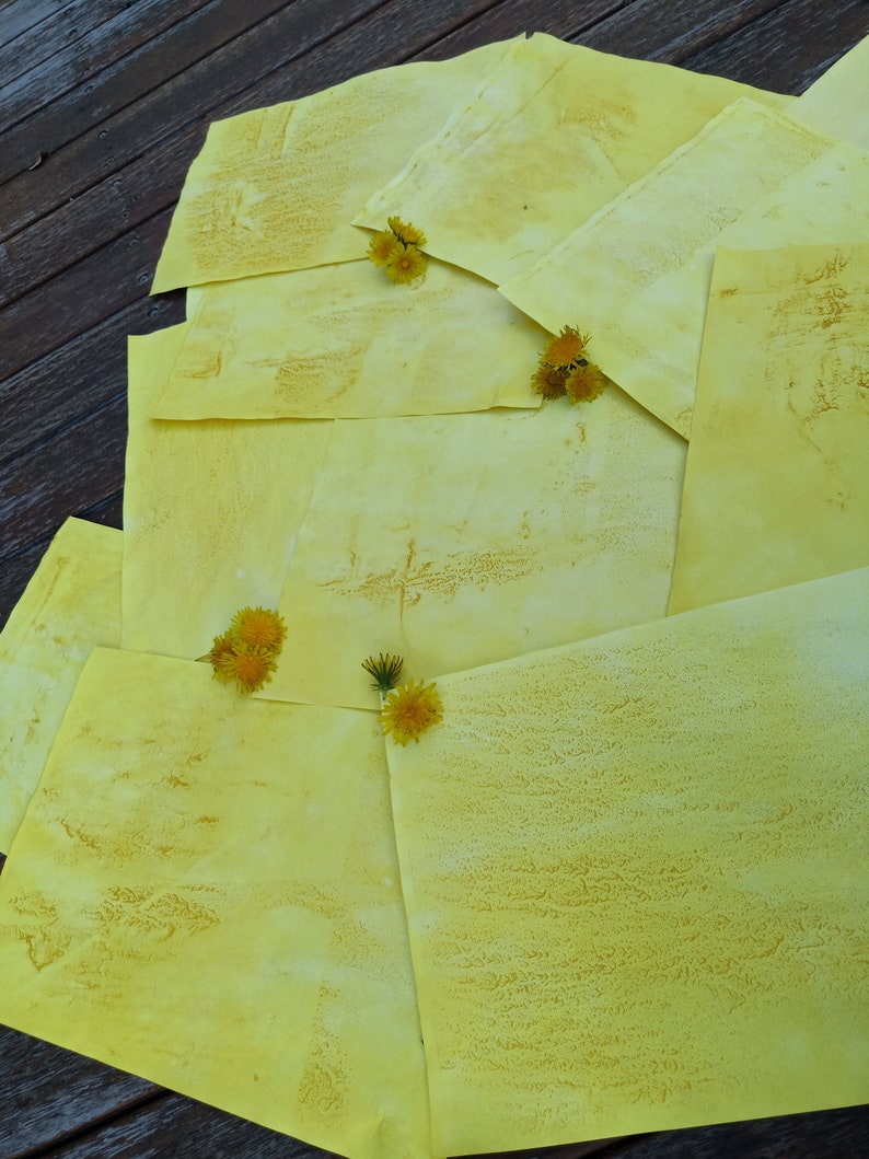 25pk TURMERICDYED PAPER A4 Size Tags Cardmaking Etsy