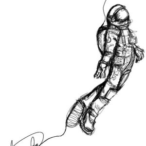 El astronauta - Imprimir