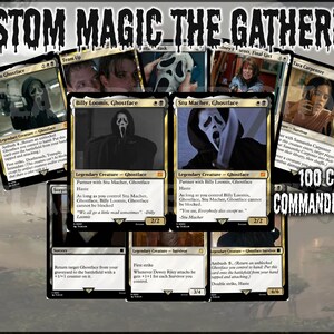 Baraja personalizada de Magic Commander de Scream (Ghostface)