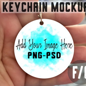 Keychain Mockup, Blank Sublimation Key Chain Mockup, Digital File, sublimation keychain