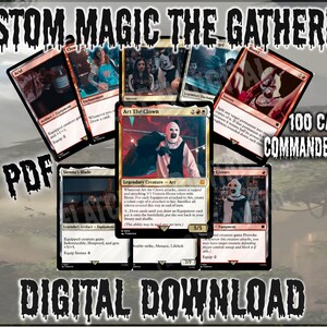 Terrifier (Art The Clown) Custom Magic Commander-deck Digitale download, pdf
