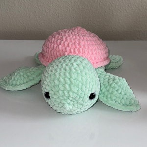 Peluche tartaruga all'uncinetto