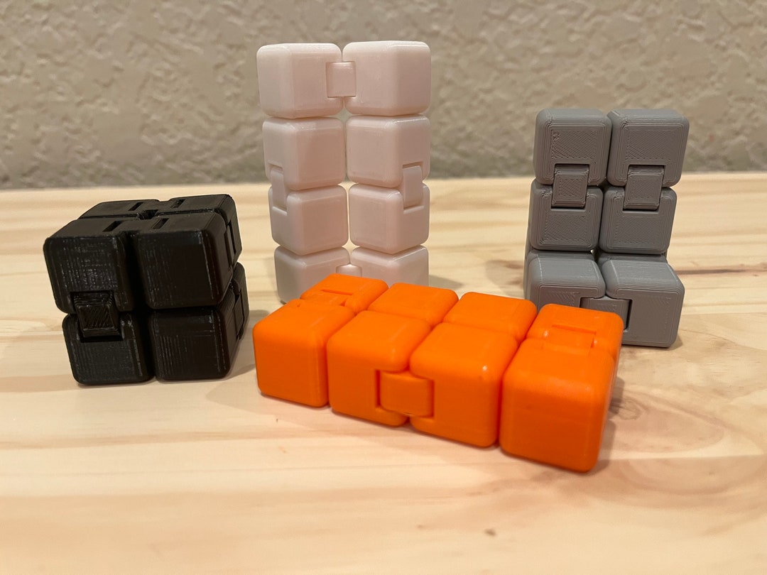 Infinity Cube Fidget Toy 3D Printed Desk Toy Car Toy Etsy