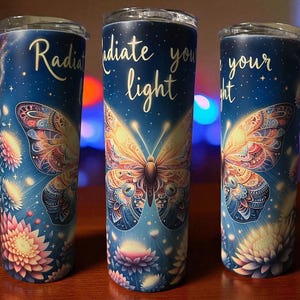 Glow in the Dark 20 oz tumbler