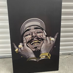 Post Malone Custom Canvas Print