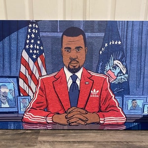 Kayne West Ye Canvas Print Wall deco yeezy