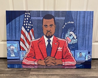 Kayne West Ye Canvas Print Wall deco yeezy