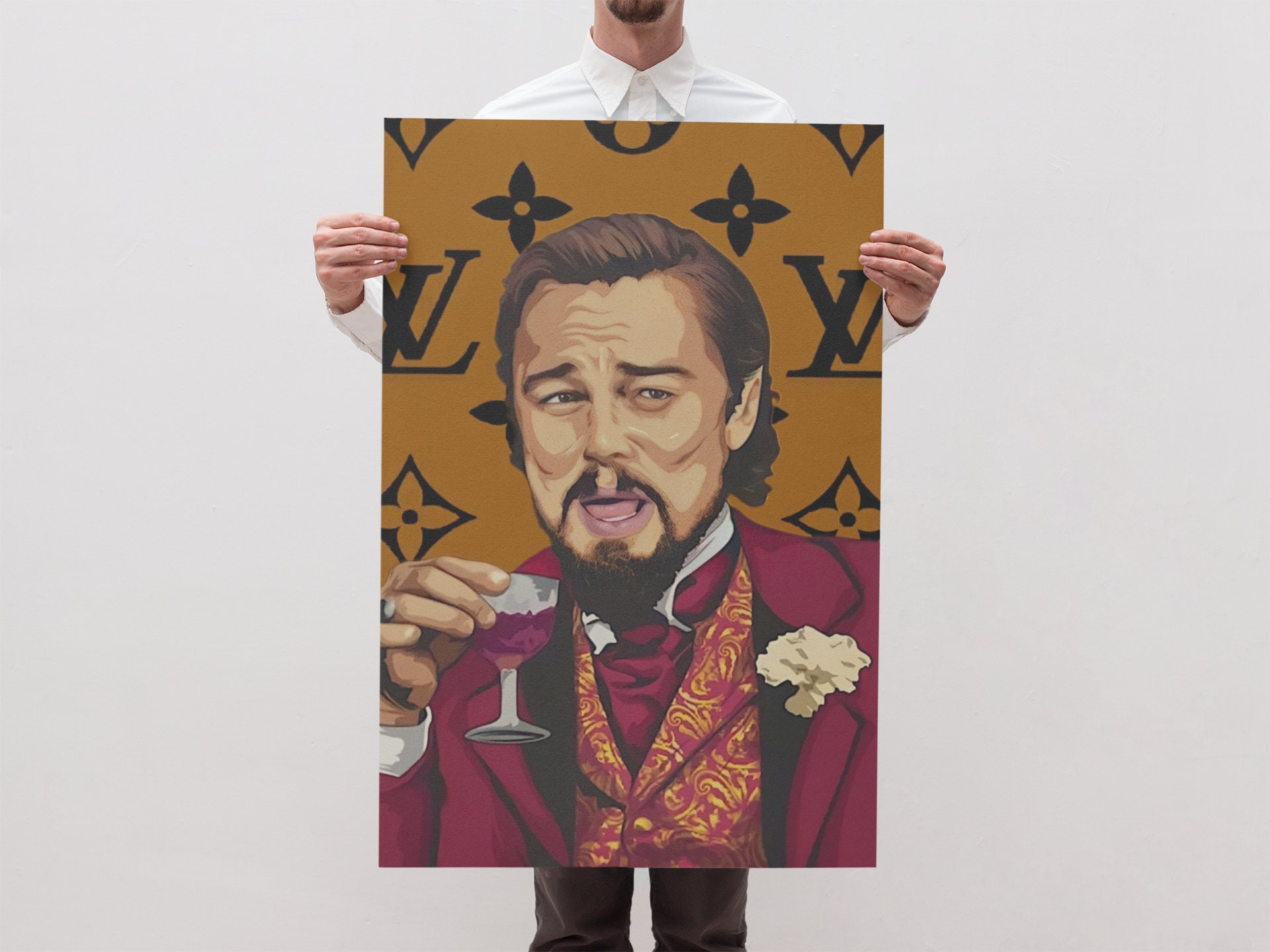 Louie Leonardo DiCaprio meme lujo impresión de lienzo -  México