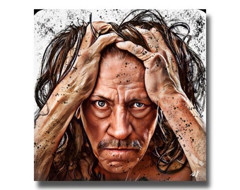 Danny Trejo Machete custom canvas art print wall decor