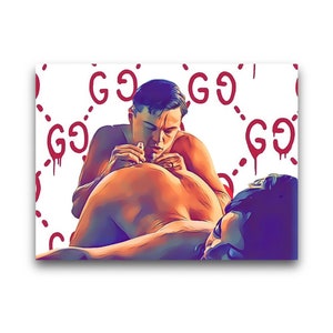 Wolf of Wall Street custom canvas print wall decor Jordan Belfort