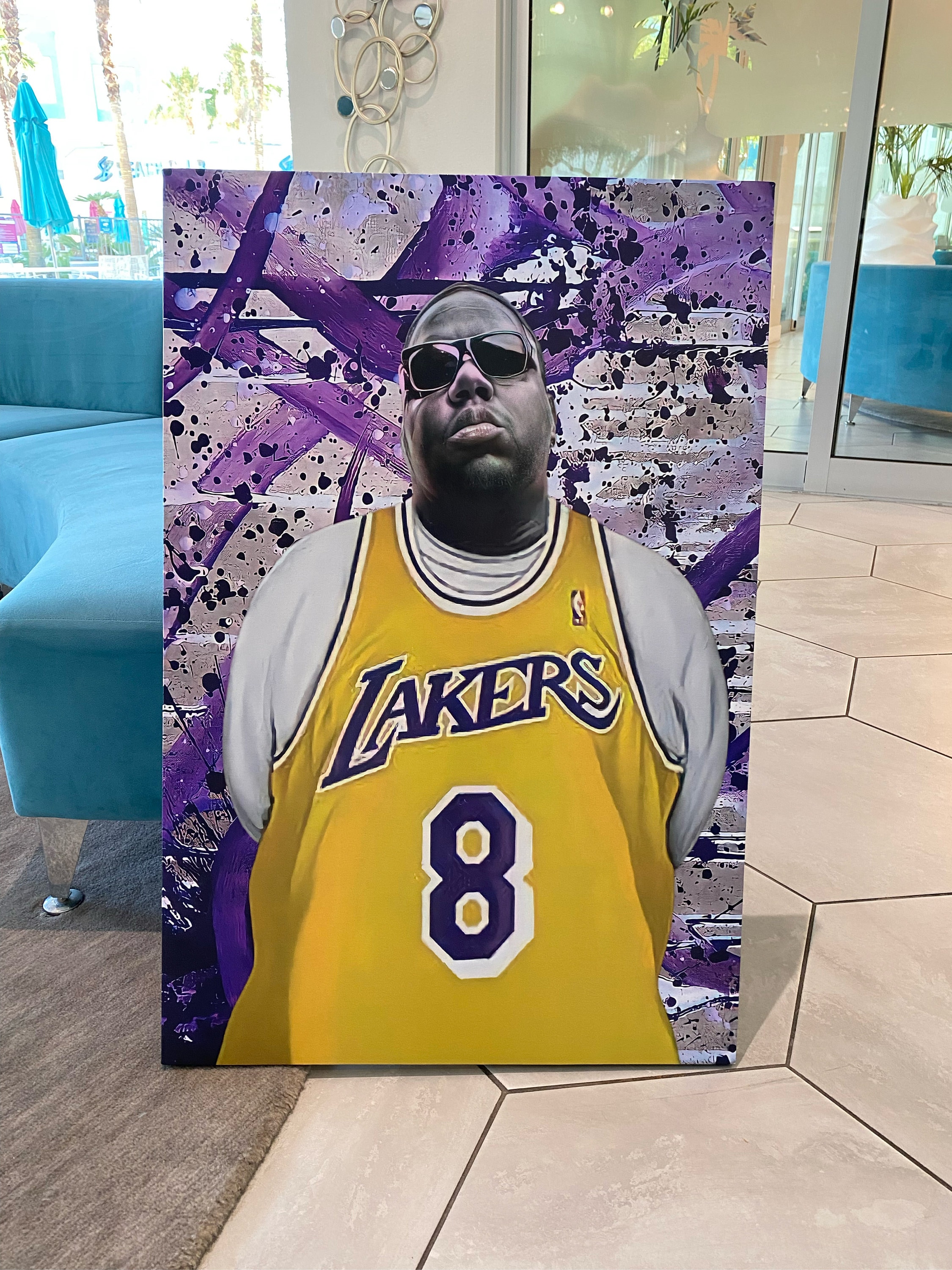 Lebron James Lakers Jersey Canvas Print for Sale by jonkiwi