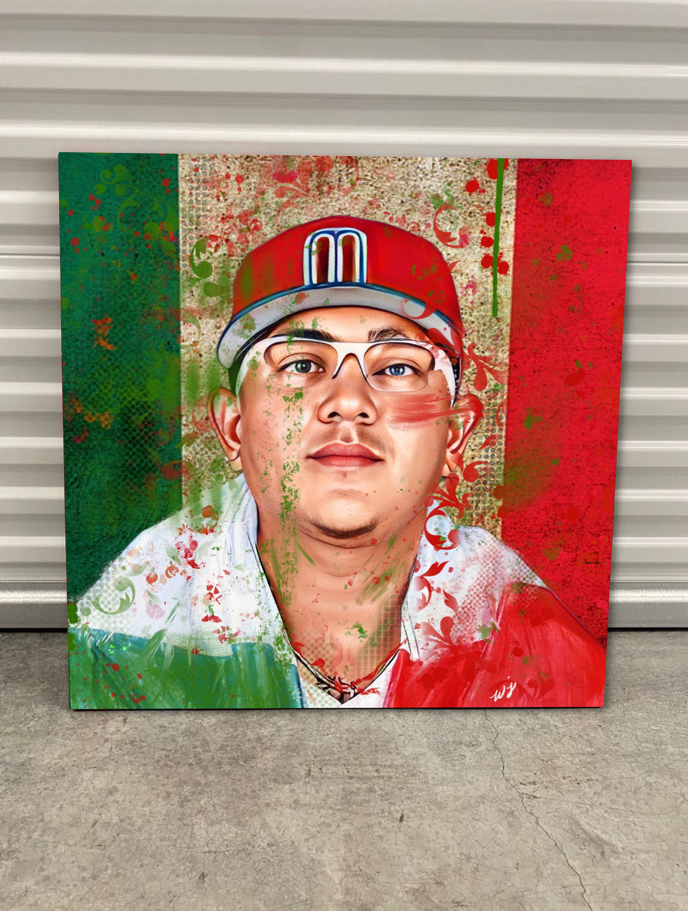 Julio "El Culichi" Urias Dodgers Pitcher Team Mexico WBC Canvas Art MLB