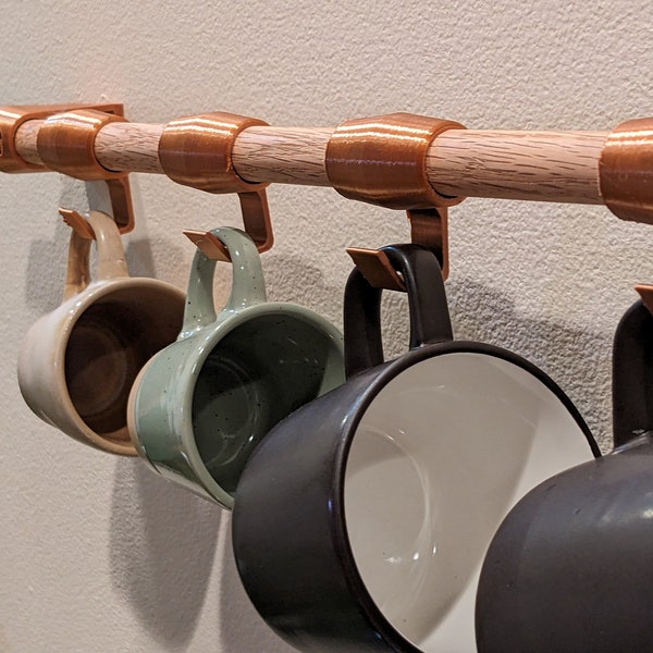 Coffee Mug Rack Etsy