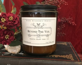 Beyond the Veil Soy Candle 7 oz. net wt. - Dark Academia Series